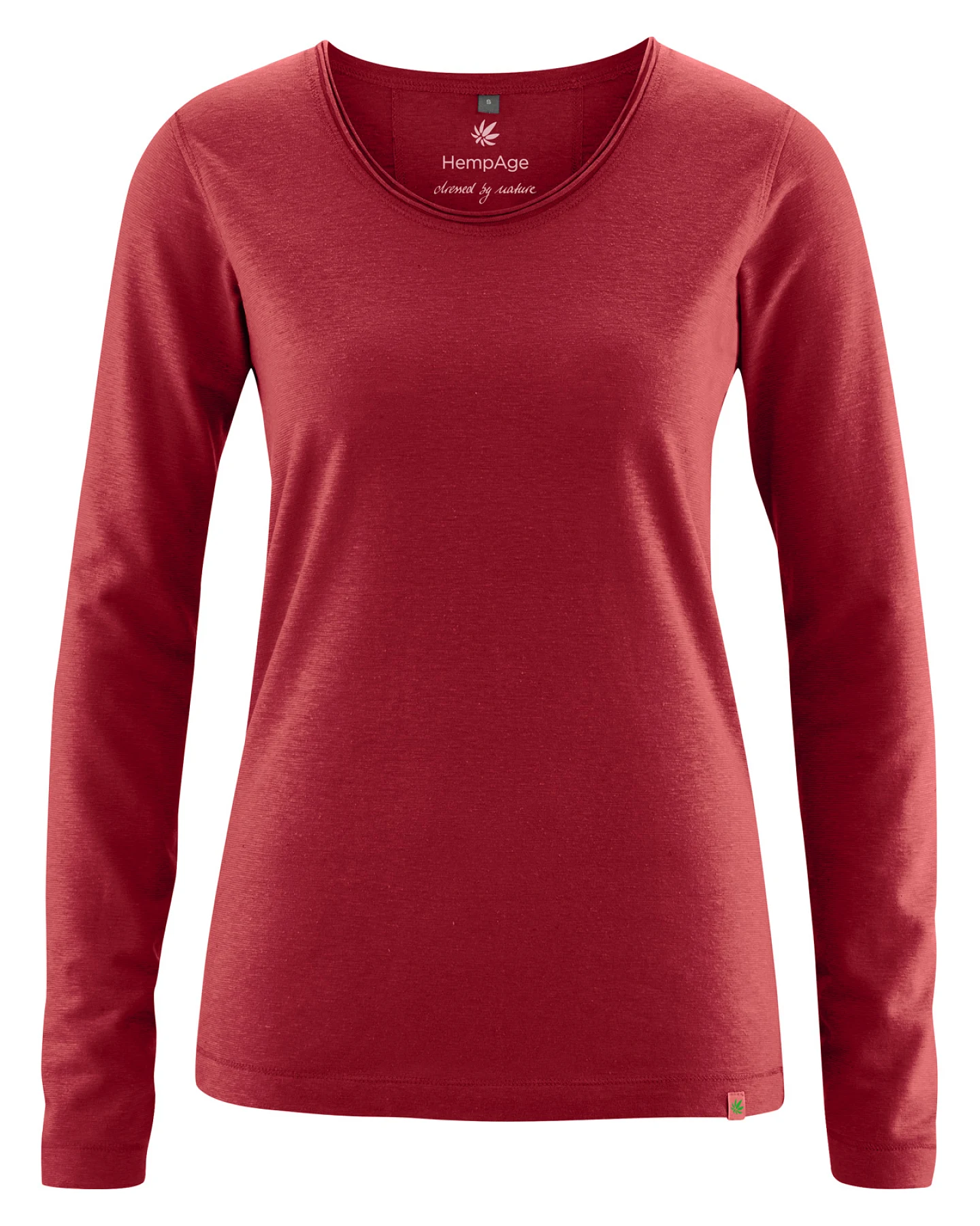 Hempage Damen vegan Langarm T-Shirt Ruby – Ansicht 2