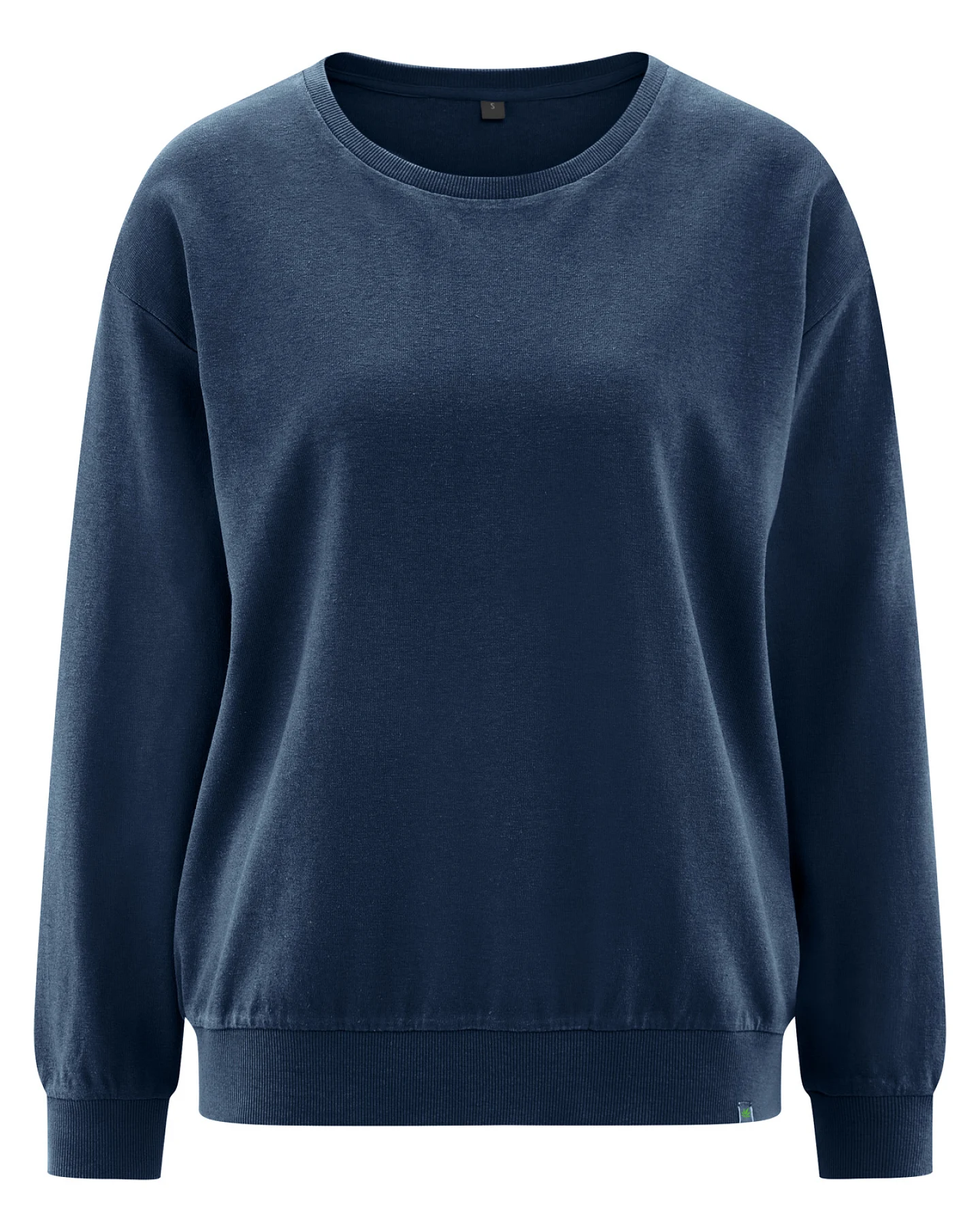 Hempage Damen vegan Sweatshirt Basic Navy – Ansicht 2