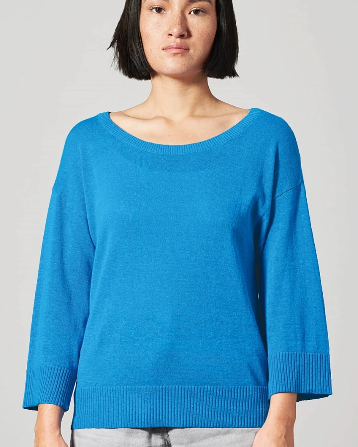 Hempage Damen vegan Leichter Pullover Topaz