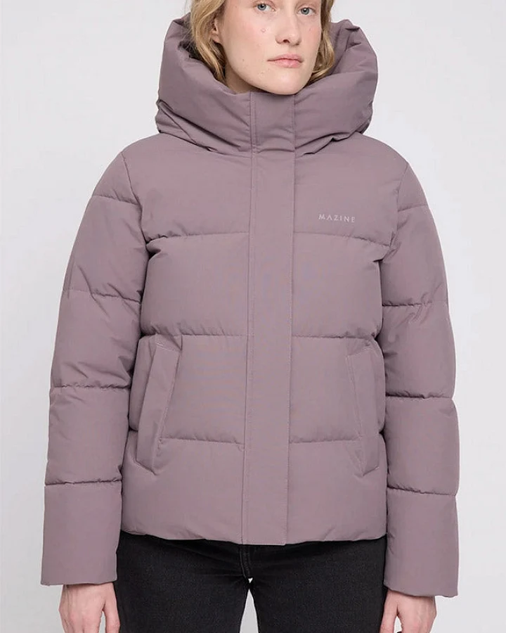 Mazine Damen vegan Daunenjacke Basic Sparrow Lila