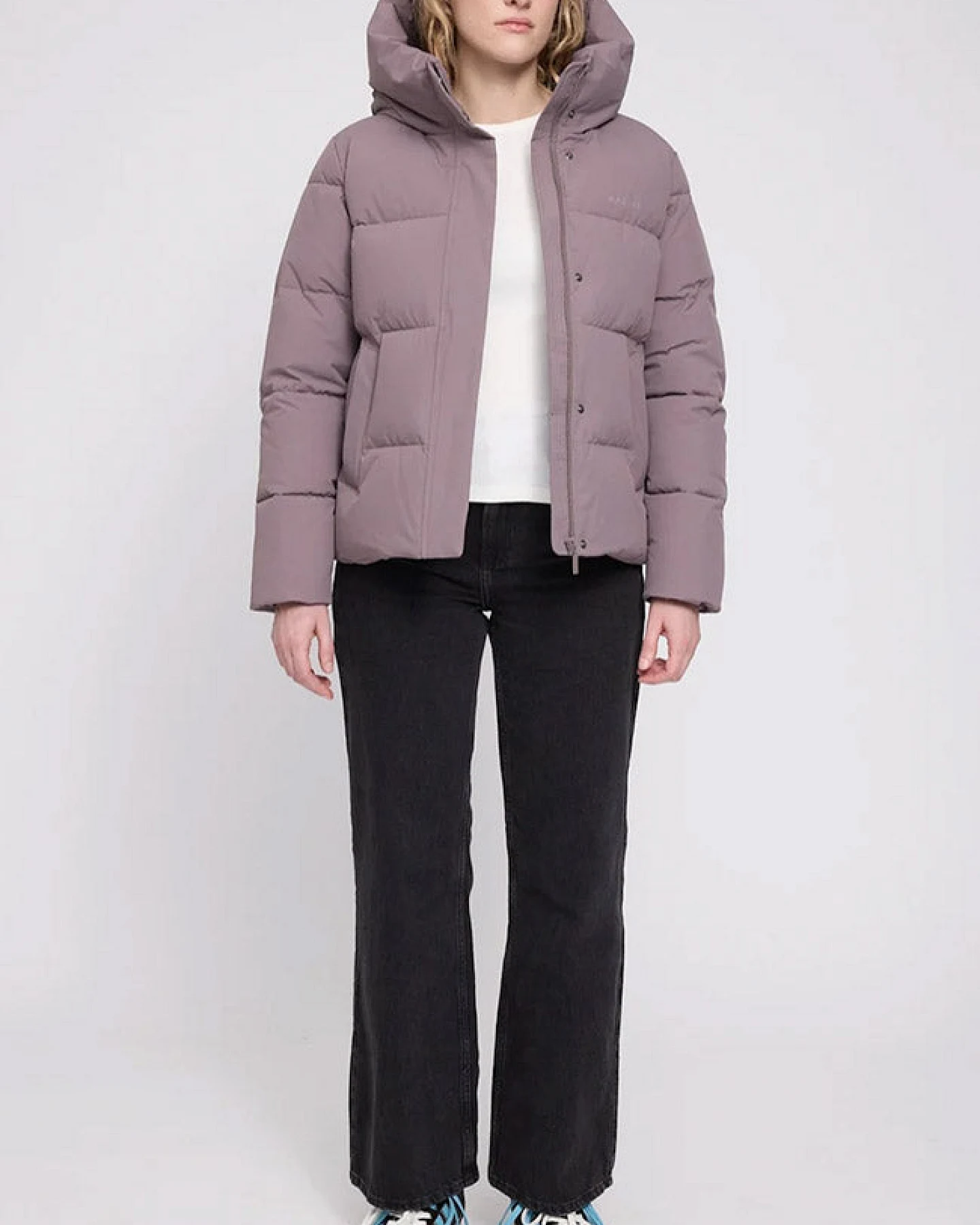 Mazine Damen vegan Daunenjacke Basic Sparrow Lila – Ansicht 2