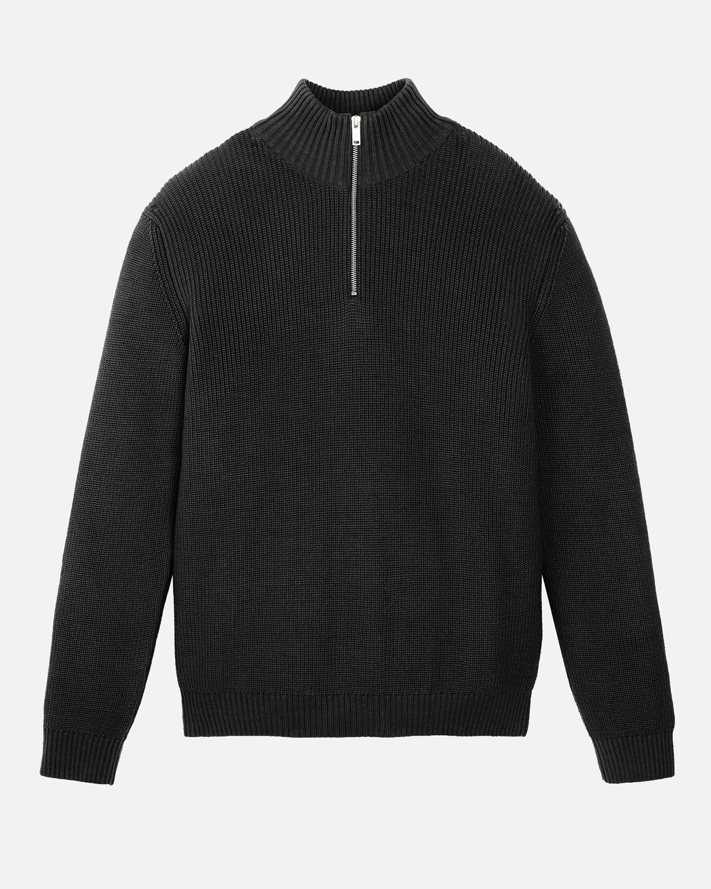 Recolution Herren vegan Pullover Helantium Schwarz – Ansicht 2