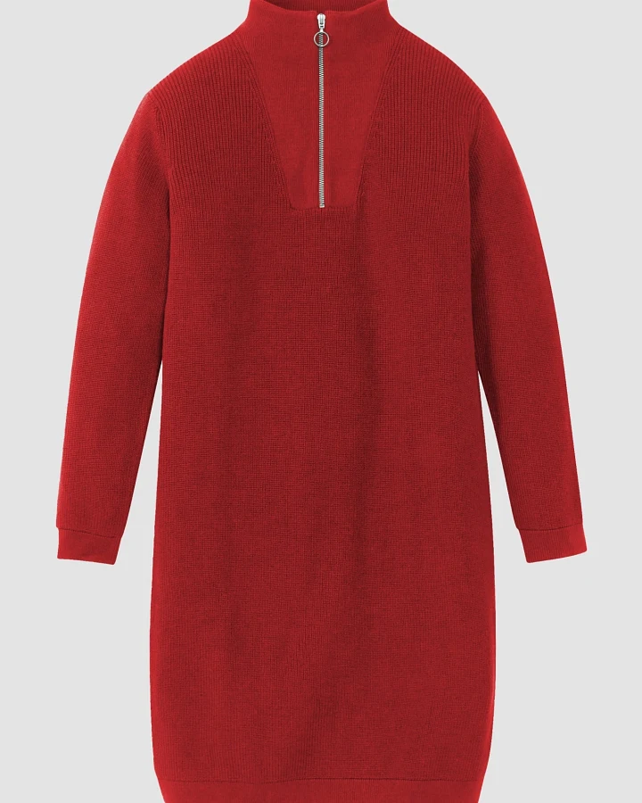 Recolution Damen vegan Kleid Stellera In Signalrot