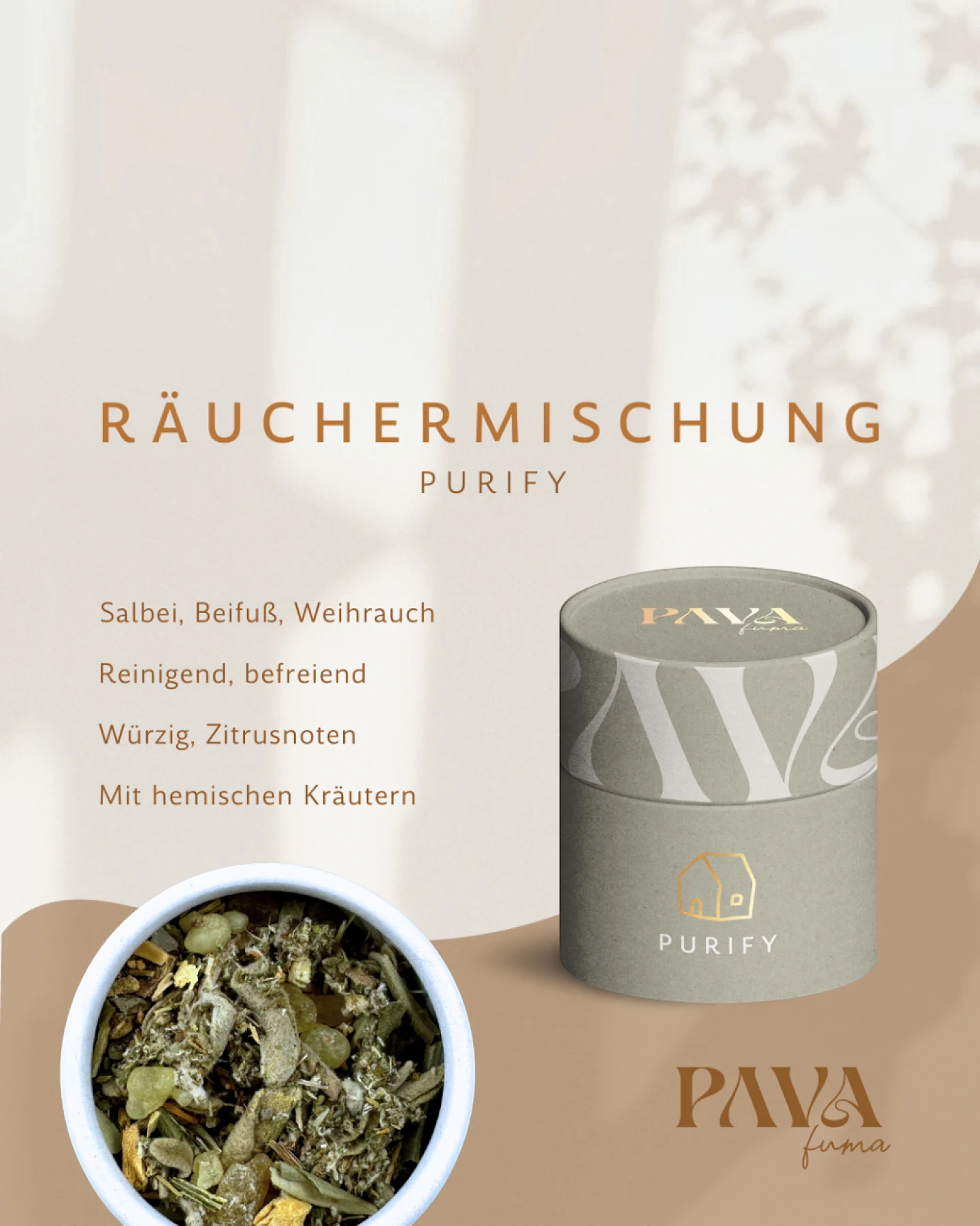 PAVA FUMA Purify Räuchermischung – Ansicht 2