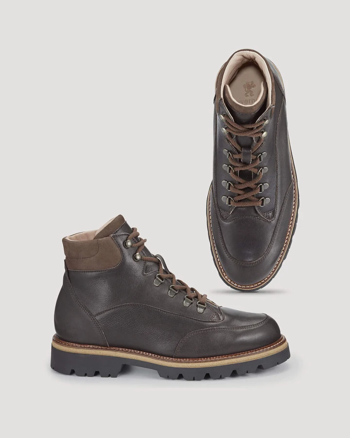 hessnatur Herren Heritage Boot aus Rindleder - braun - Größe 41