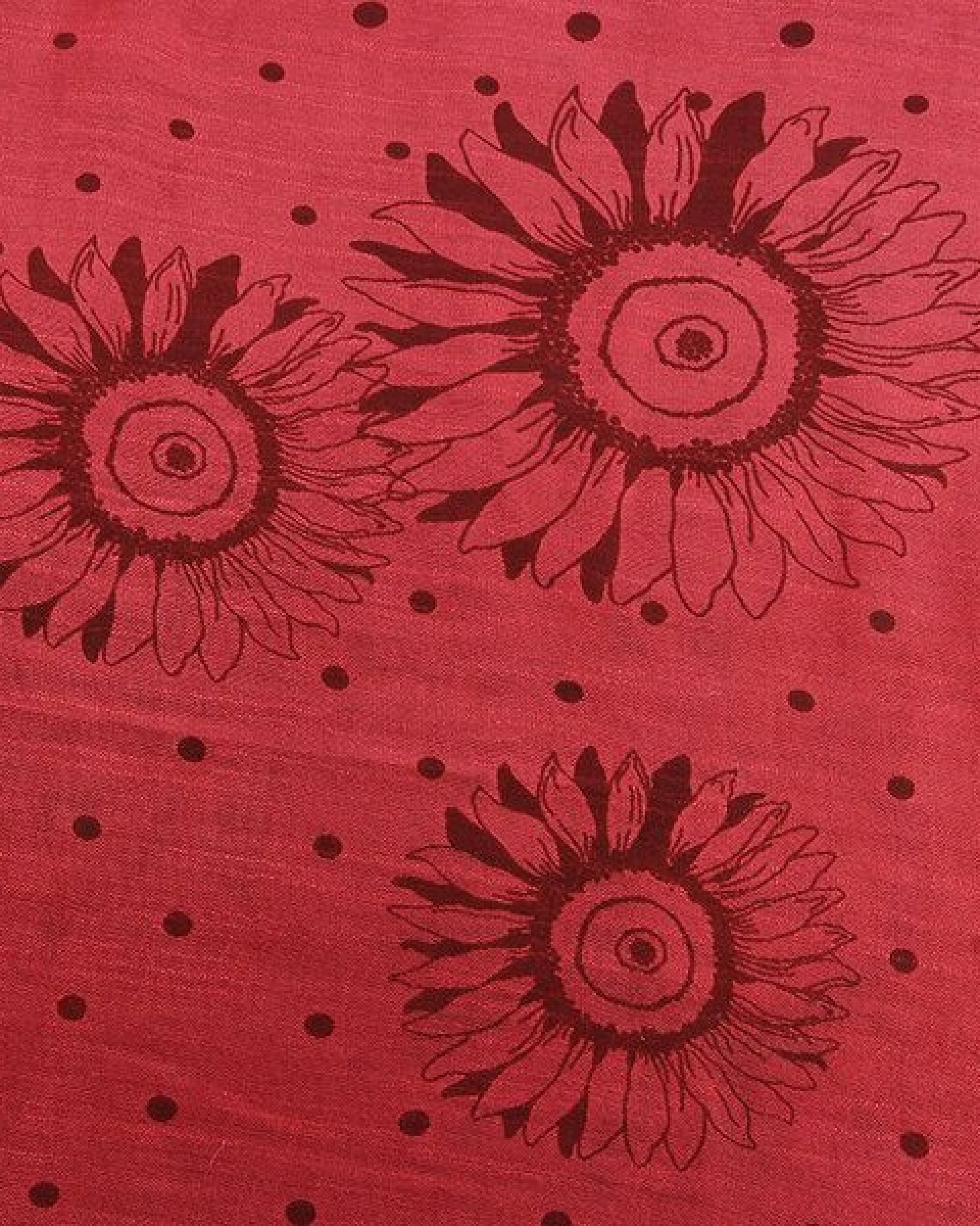 GLOBO Fair Trade Seiden-Viskose Schal BLUME, Fair Trade – Ansicht 2