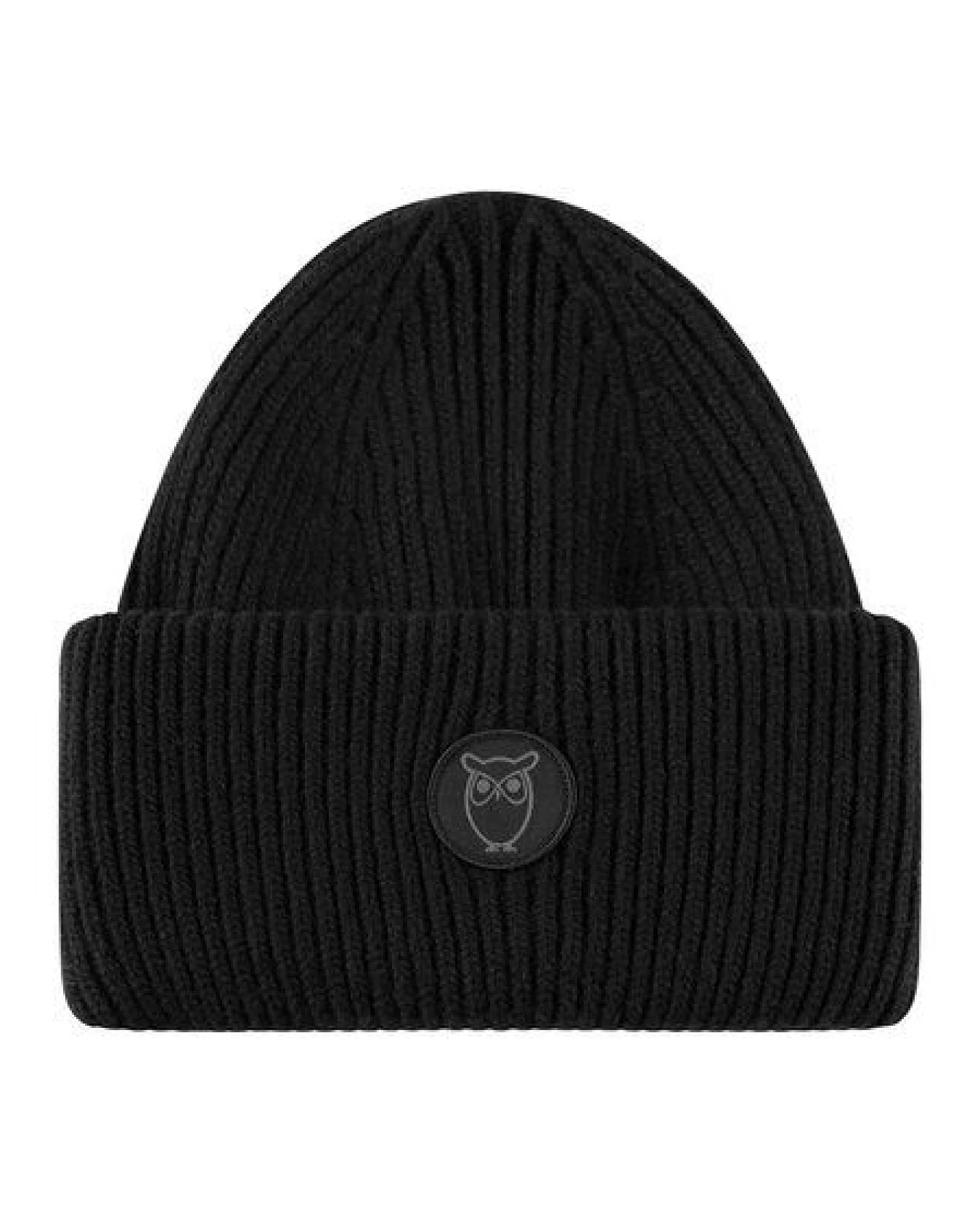 KnowledgeCotton Apparel Woll-Mütze - Rib Beanie - aus 100% Merino Wolle – Ansicht 2