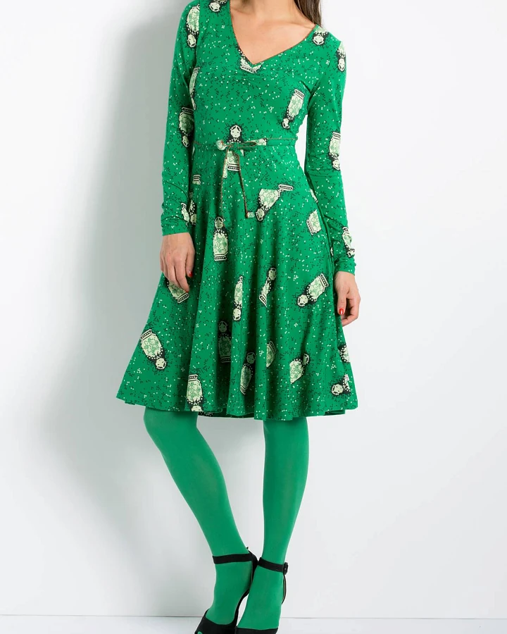 Jerseykleid feier feuer dress