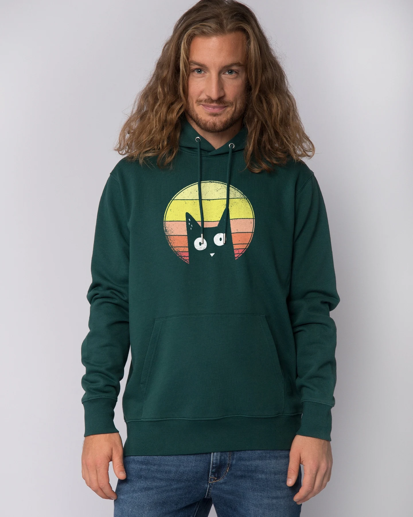 Watapparel Sweatshirt Sunset Cat – Ansicht 2