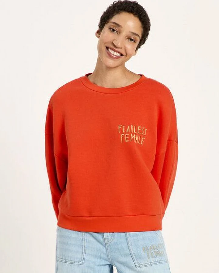 LANIUS Statementsweatshirt (GOTS) aus Bio-Baumwolle