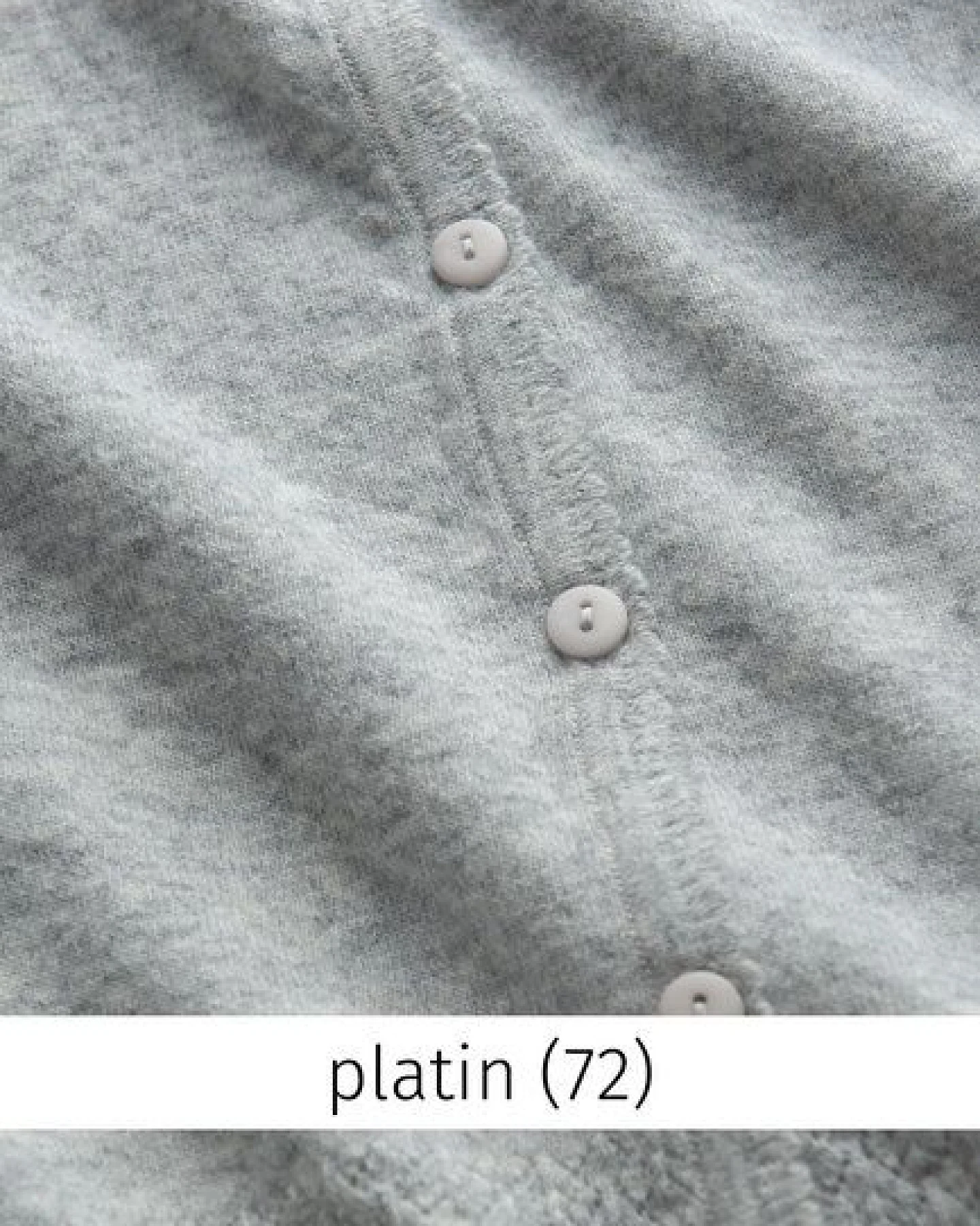 Heidekönigin Strickjacke mit Ajourkante - GOTS – Ansicht 3