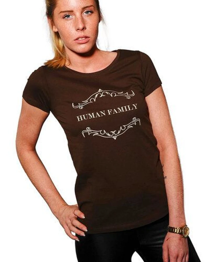 Human Family Damen Bio Shirt "Believe Traditional" aus Bio-Baumwolle
