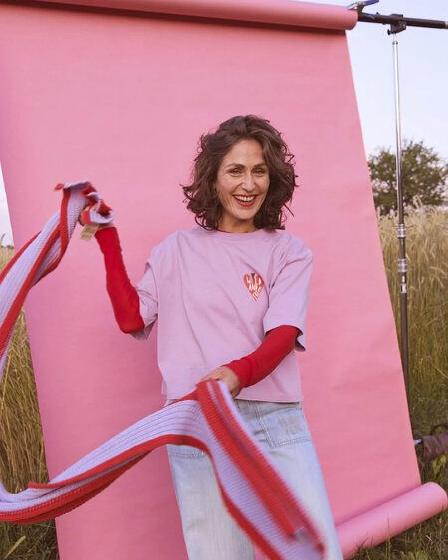 LANIUS Oversized Statementshirt (GOTS) aus Bio-Baumwolle – Ansicht 3