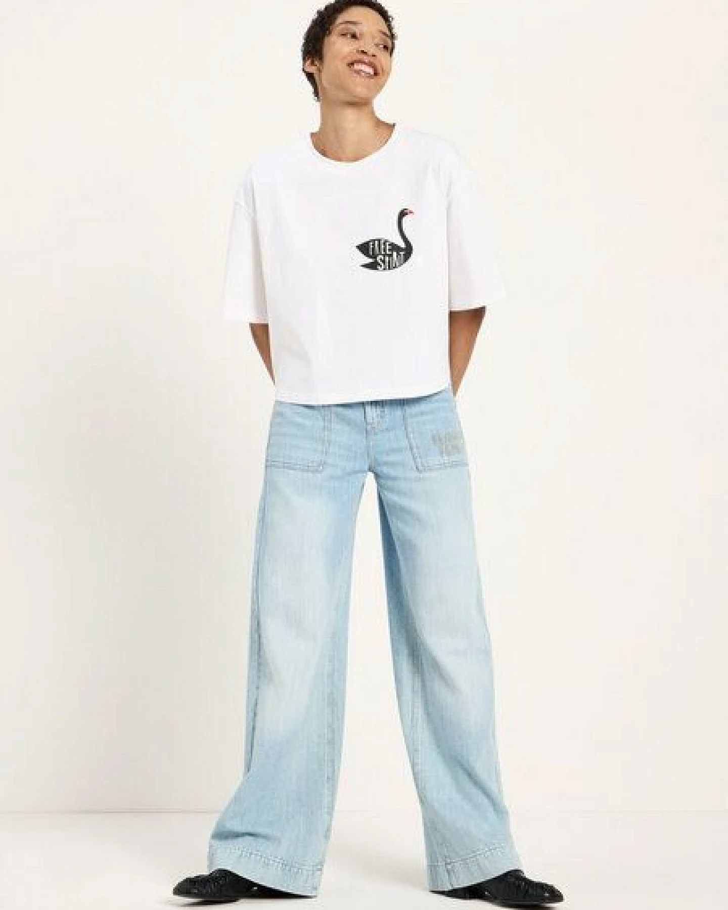 LANIUS Oversized Statementshirt (GOTS) aus Bio-Baumwolle – Ansicht 4