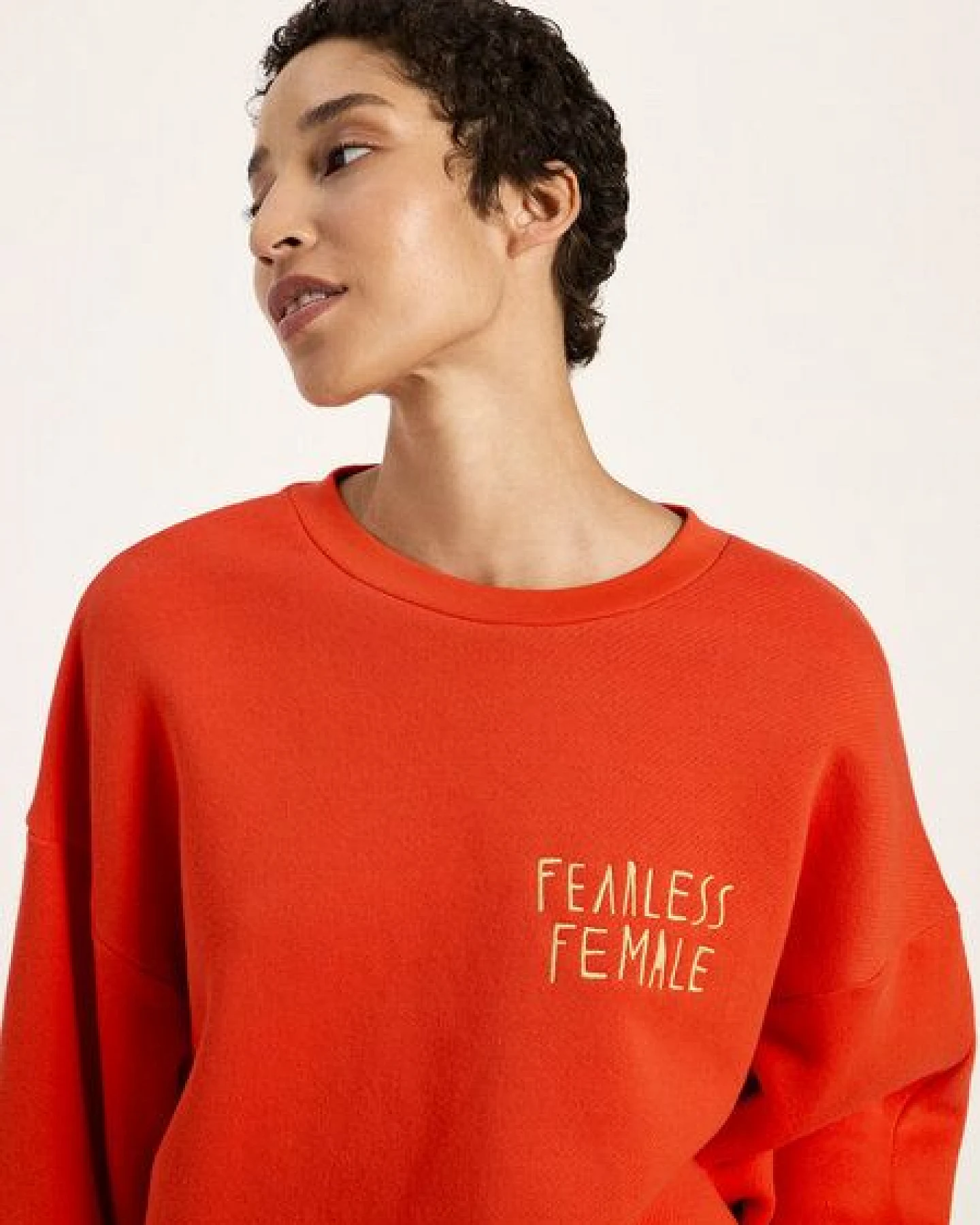 LANIUS Statementsweatshirt (GOTS) aus Bio-Baumwolle – Ansicht 3
