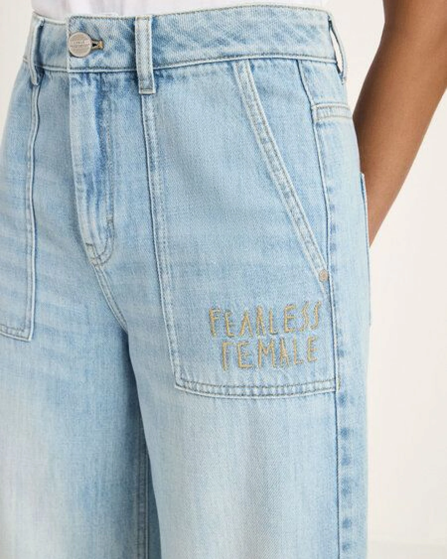 LANIUS Wide Jeans "TIDE" (GOTS) aus Bio-Baumwolle – Ansicht 3