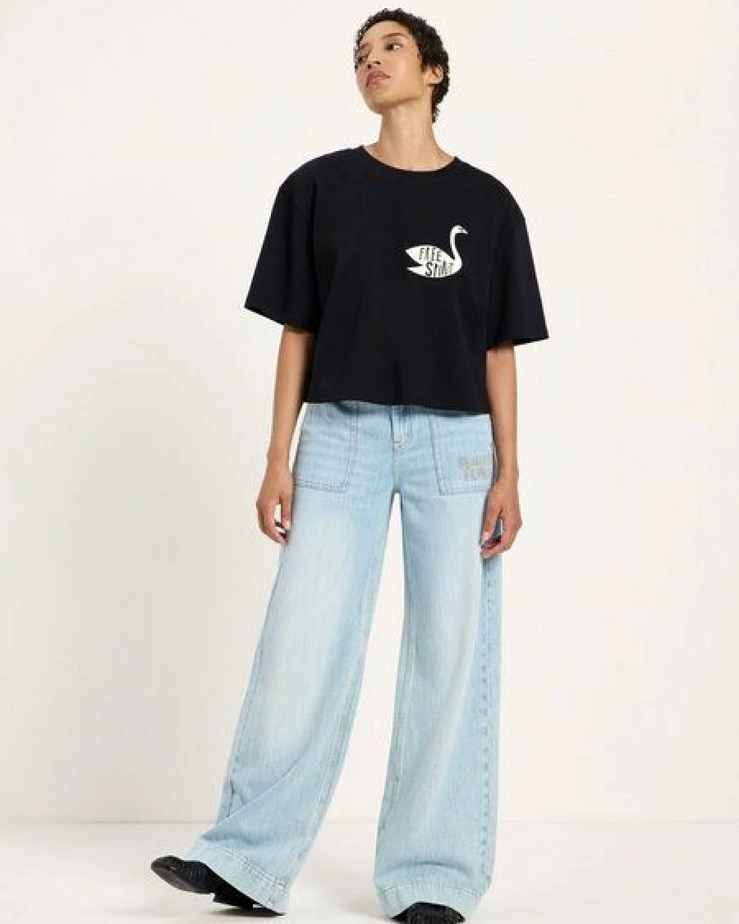 LANIUS Oversized Statementshirt (GOTS) aus Bio-Baumwolle – Ansicht 2