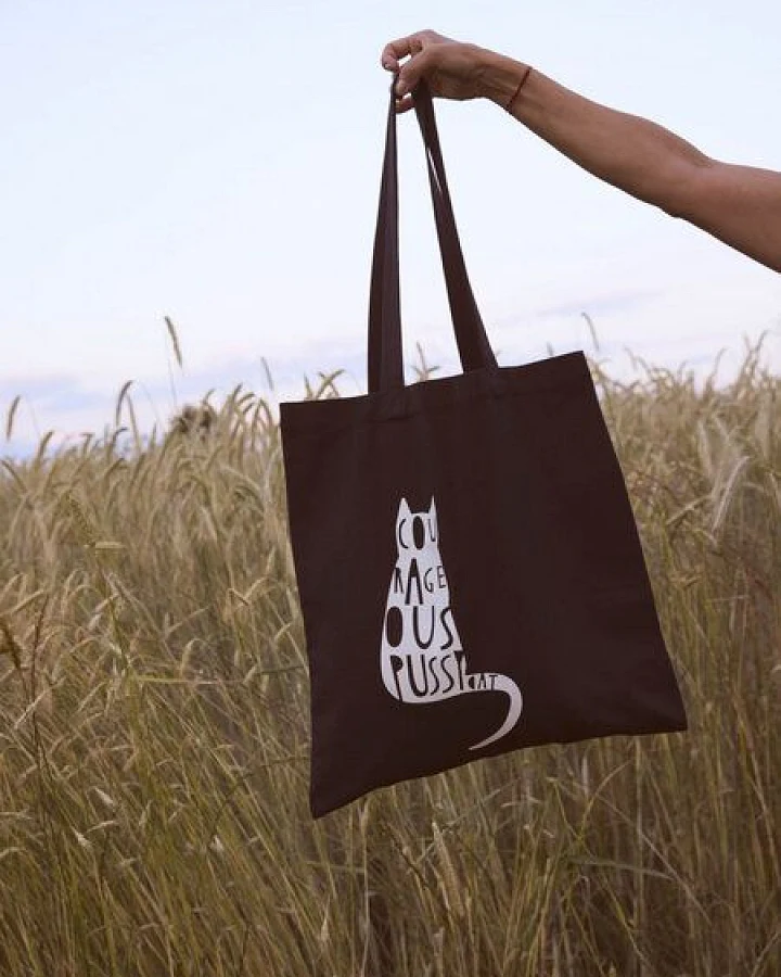 LANIUS Statementtasche (GOTS) aus Bio-Baumwolle
