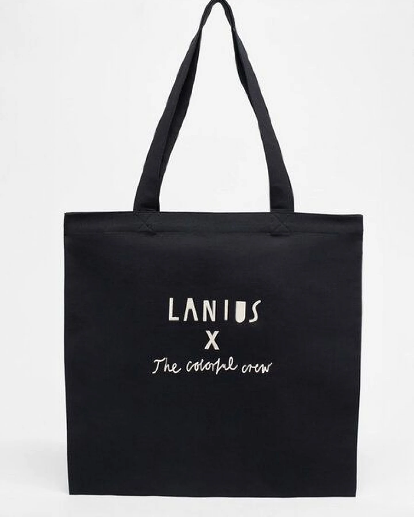 LANIUS Statementtasche (GOTS) aus Bio-Baumwolle – Ansicht 3