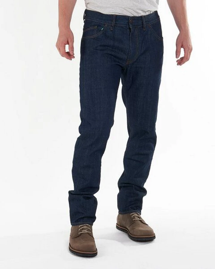 fairjeans dunkelblaue Jeans RELAXED NAVY aus 100% Bio-Baumwolle ohne Elasthan in leichter tapered Form