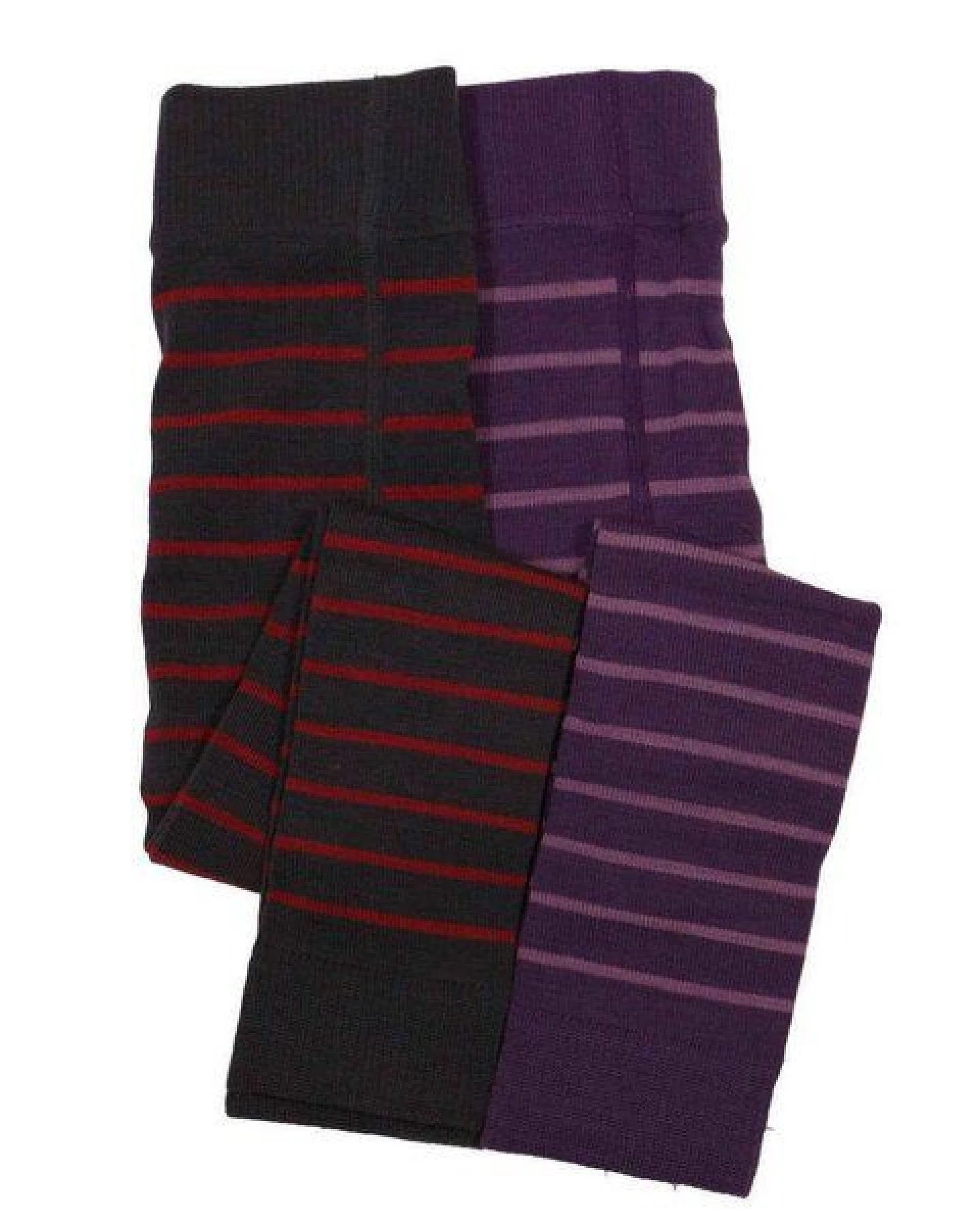 grödo Kinder Leggings geringelt Schurwolle (kbT) Baumwolle (Bio) mit Elasthan – Ansicht 2