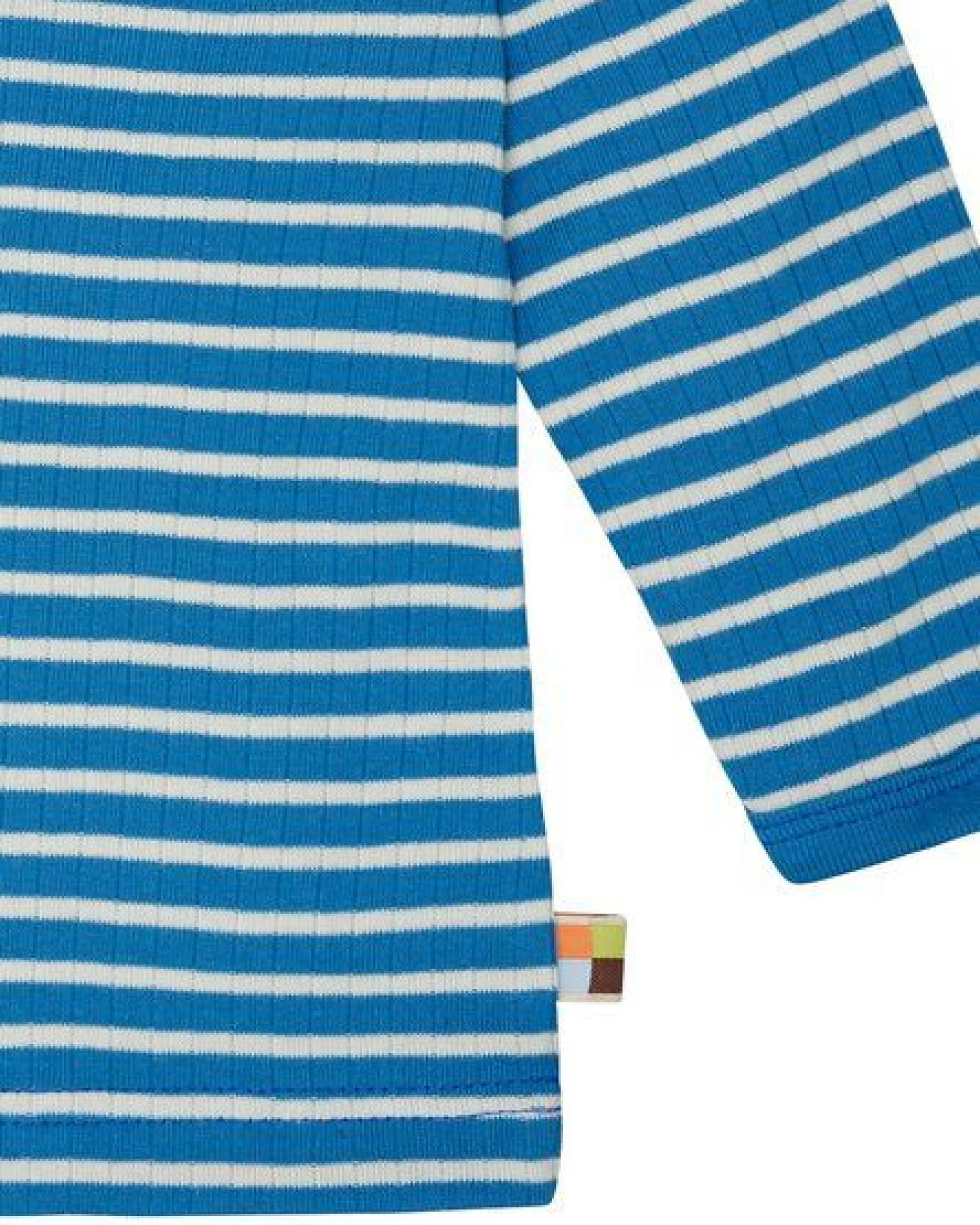 loud + proud Babys & Kinder Shirt langarm gestreift mit Rippe, GOTS-zertifiziert – Ansicht 3