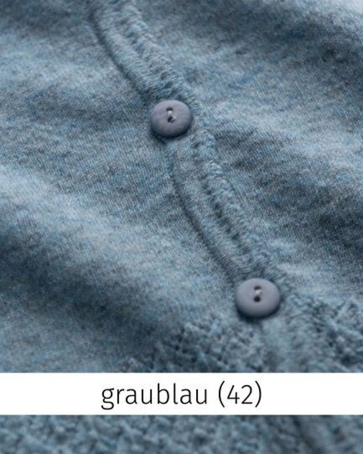 Heidekönigin Strickjacke mit Ajourkante - GOTS – Ansicht 3