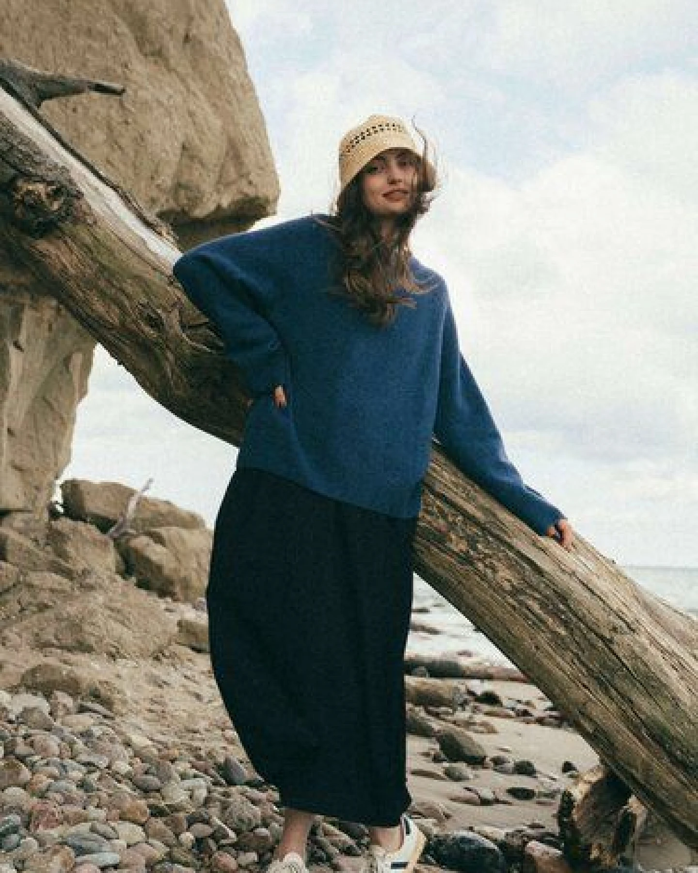 Kopyto BARIBAL - Damen Oversize Boxy Stickpullover aus Merino-wolle RWS- zertifiziert – Ansicht 3