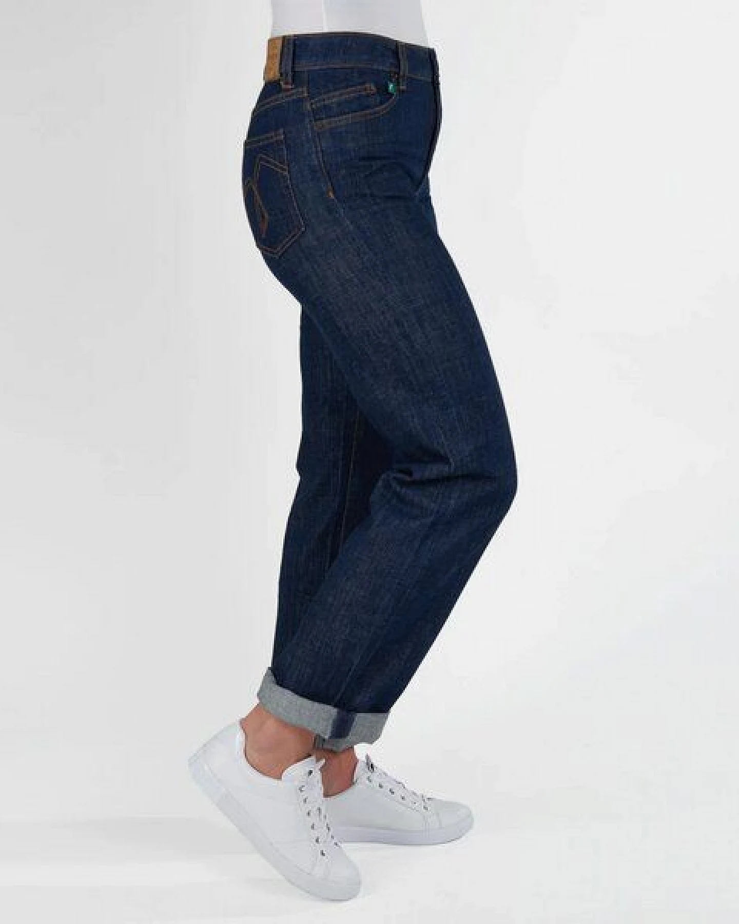 fairjeans Damenjeans CLASSIC, gerades Bein, hoher Bund, in Farben NAVY und WAVES – Ansicht 2