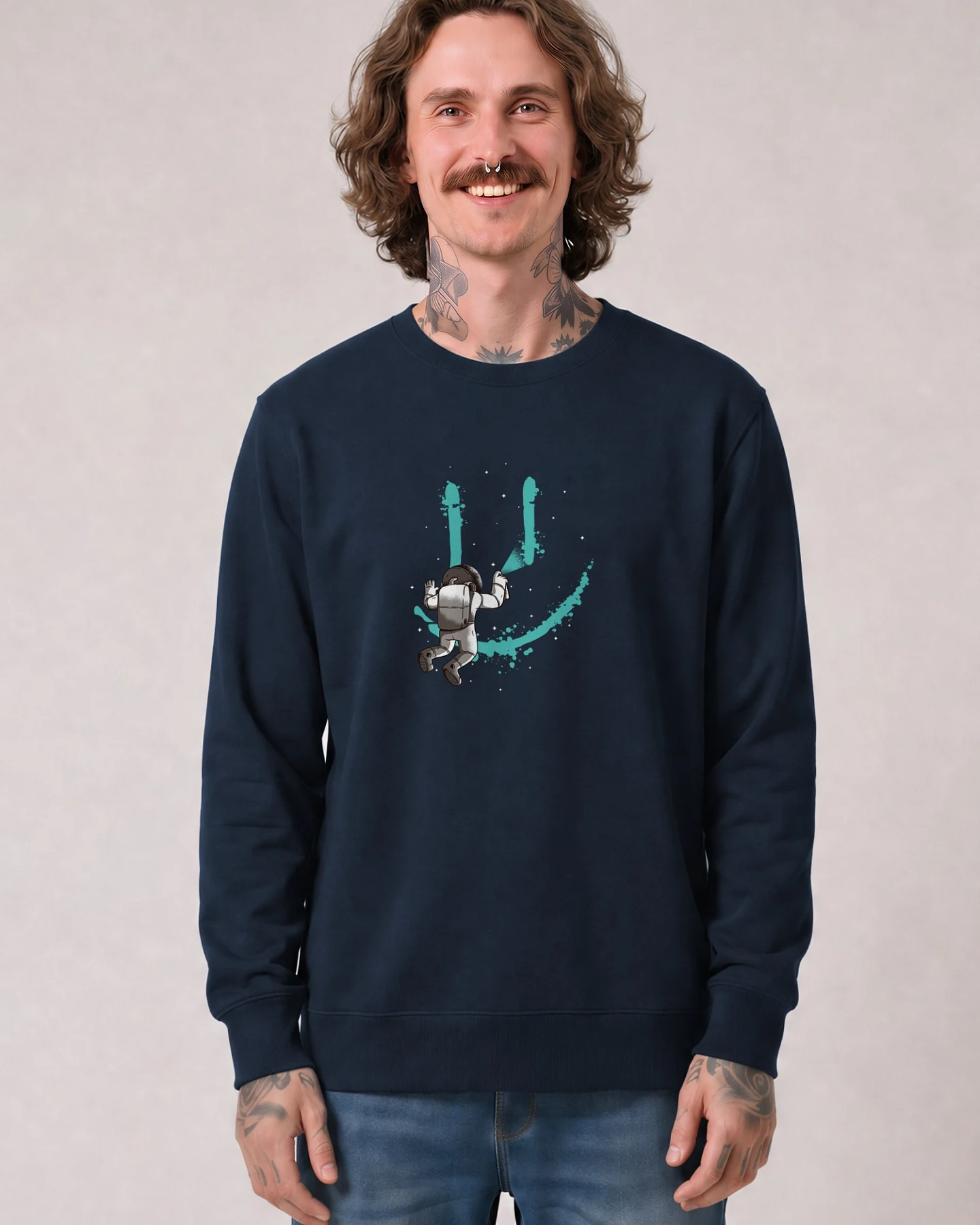 Watapparel Sweatshirt Graffiti Astronaut – Ansicht 2