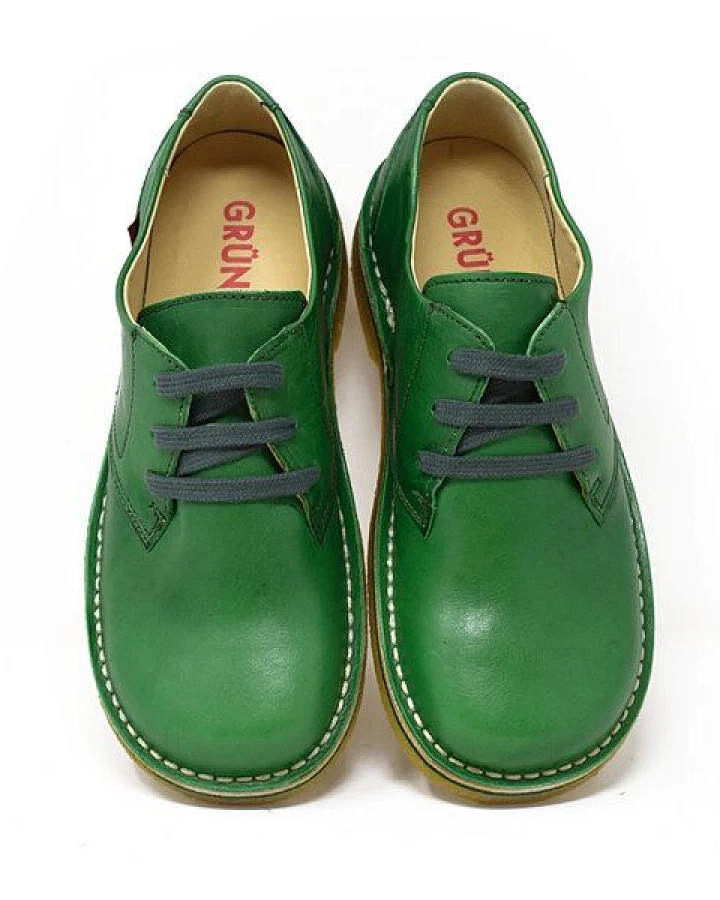 Grünbein Shoes Halbschuh Ella II Naturform lose Einlage grün