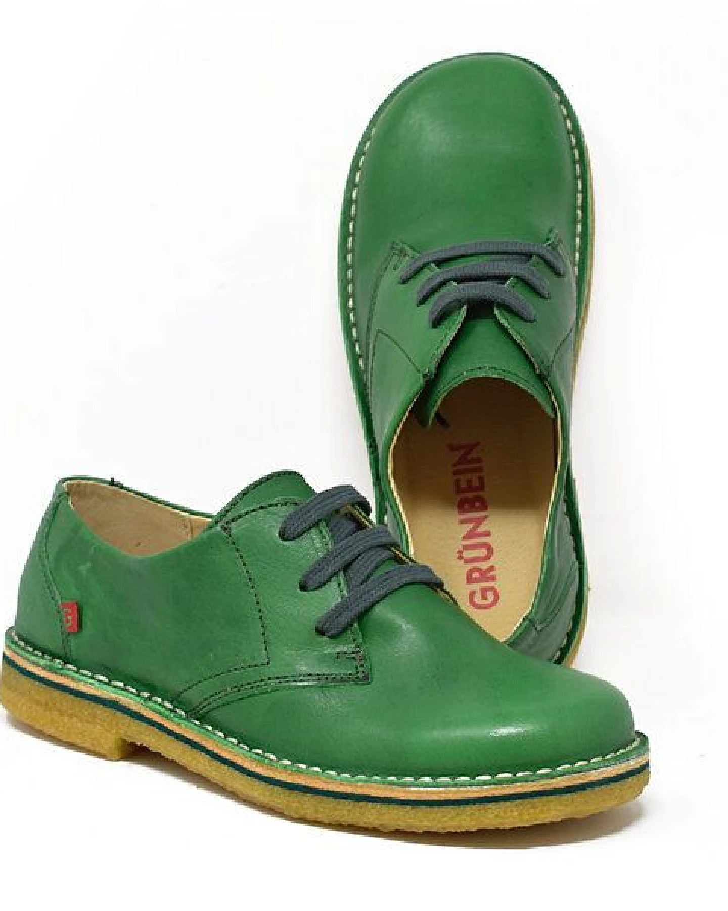 Grünbein Shoes Halbschuh Ella II Naturform lose Einlage grün – Ansicht 3