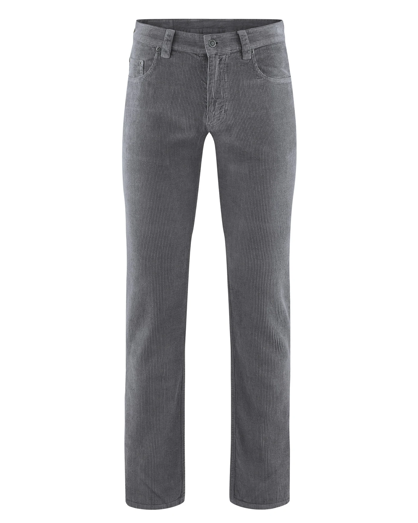 Hempage Herren vegan Hose Aus Cord Schiefergrau – Ansicht 2
