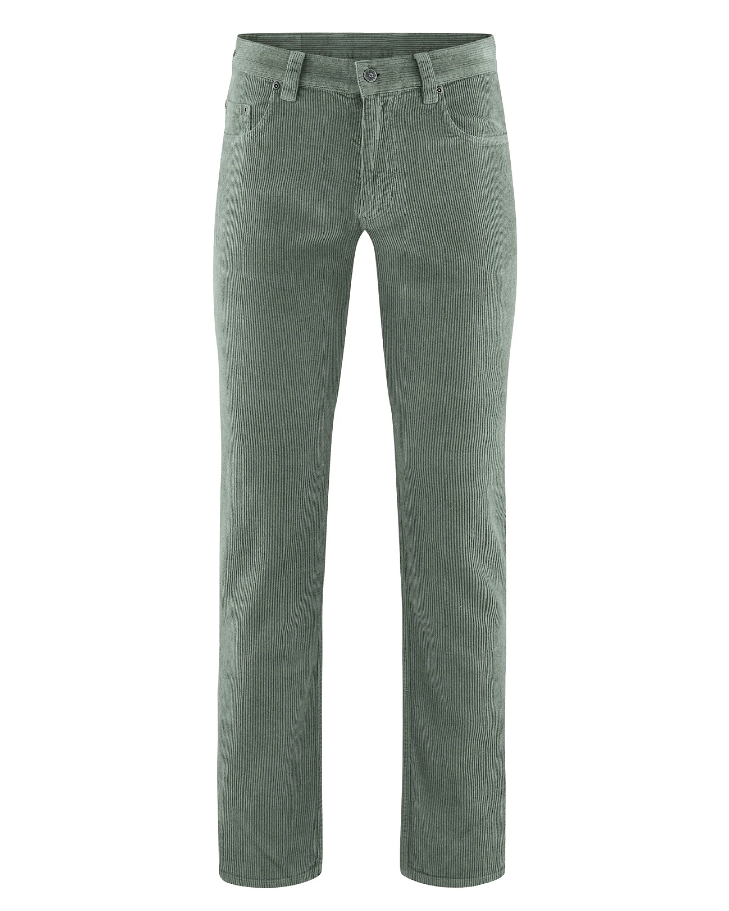 Hempage Herren vegan Hose Aus Cord Thymiangrün – Ansicht 2