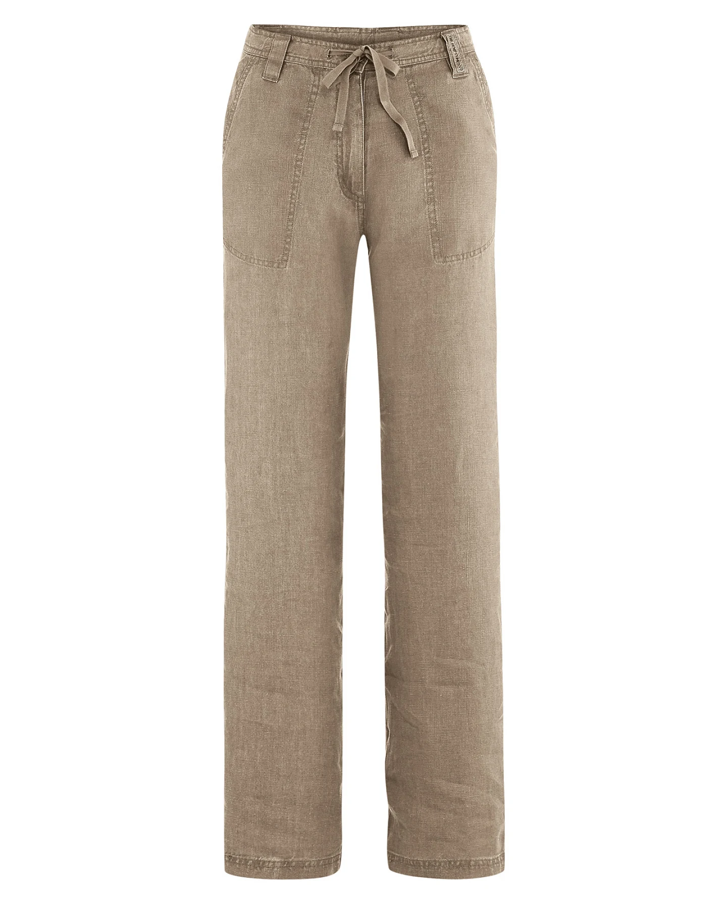 Hempage Damen vegan Hose Airy Summer Grit Beige – Ansicht 2