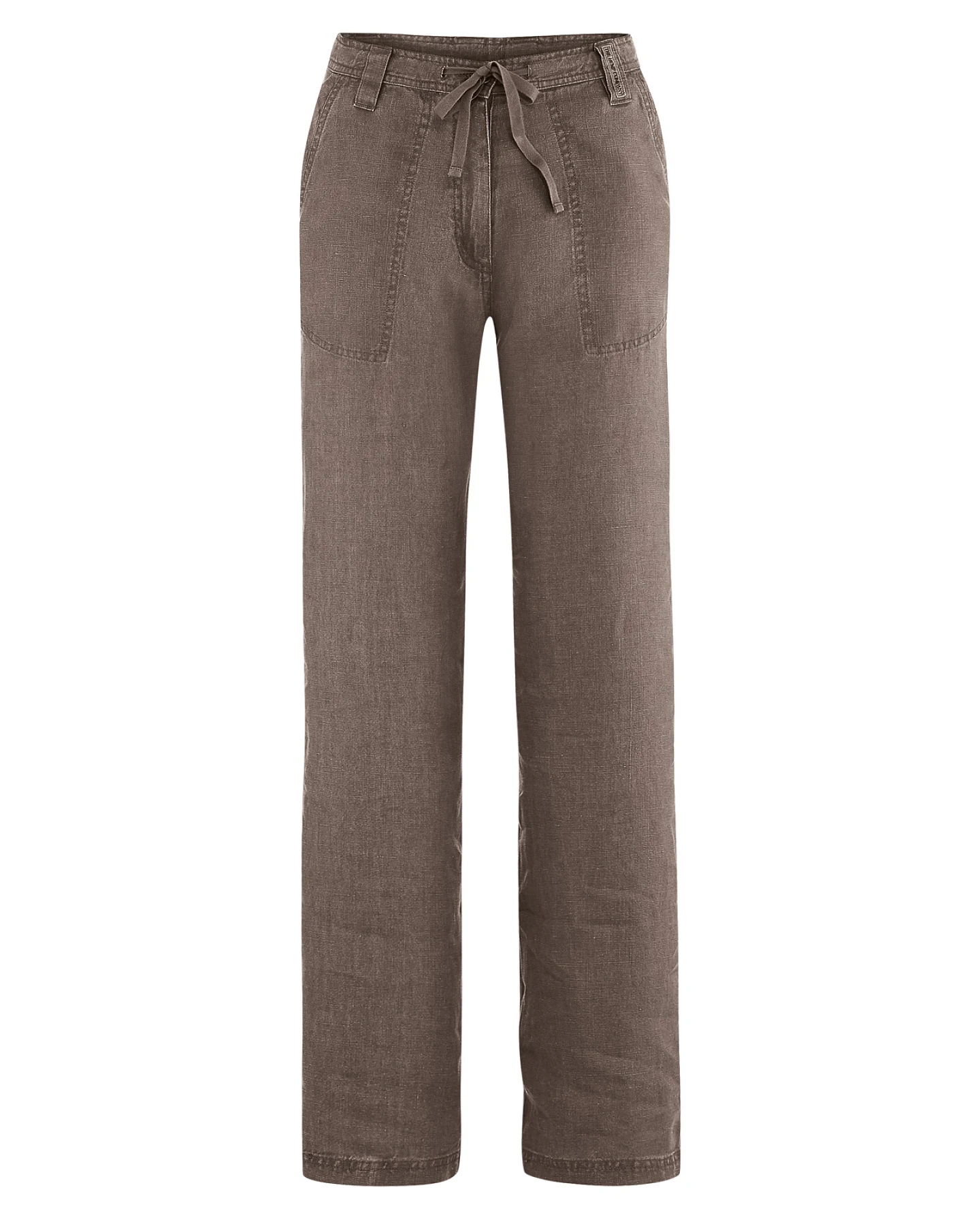 Hempage Damen vegan Hose Airy Summer Staubbraun – Ansicht 2