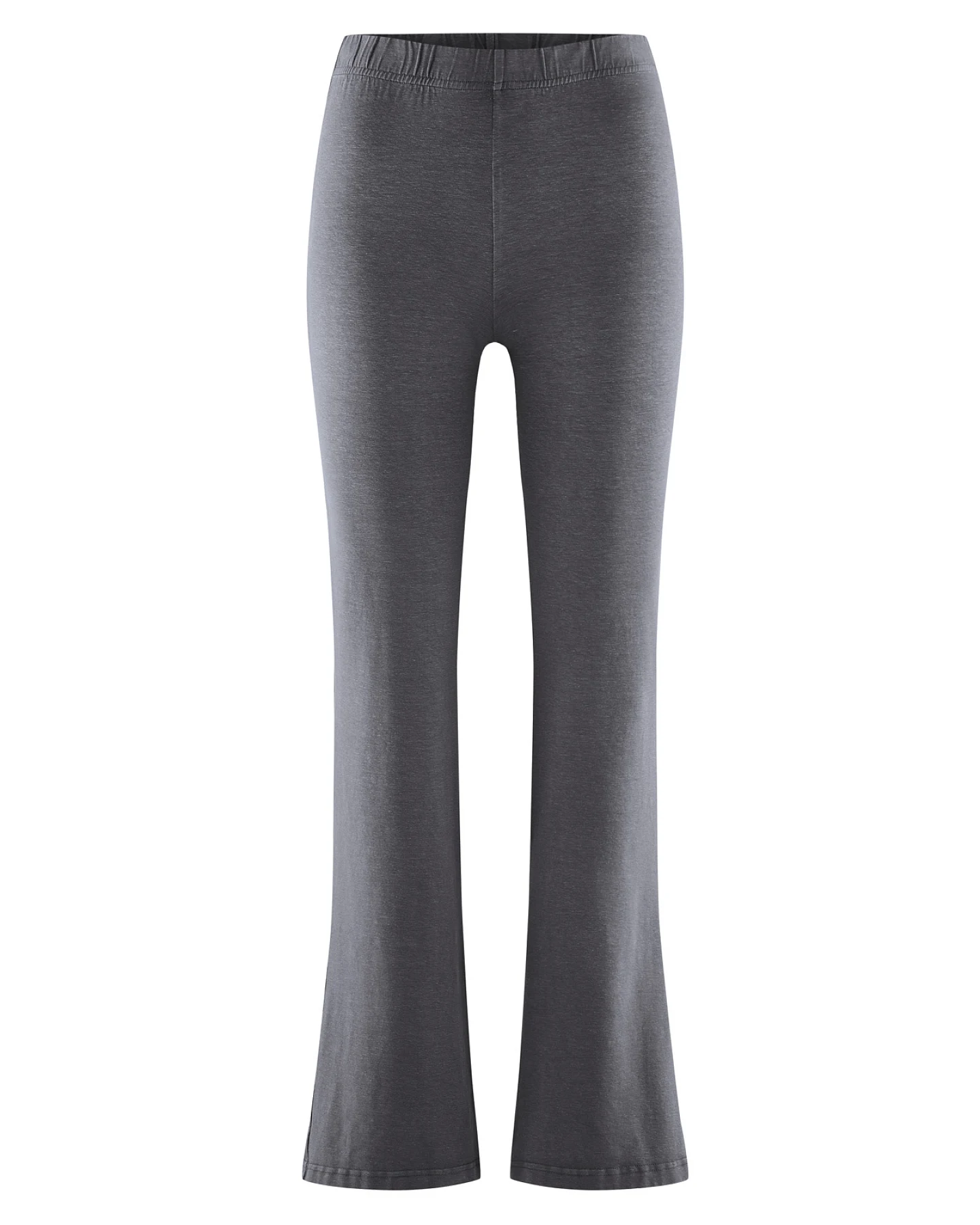 Hempage Damen vegan Hose Schlaghose Anthrazit – Ansicht 2