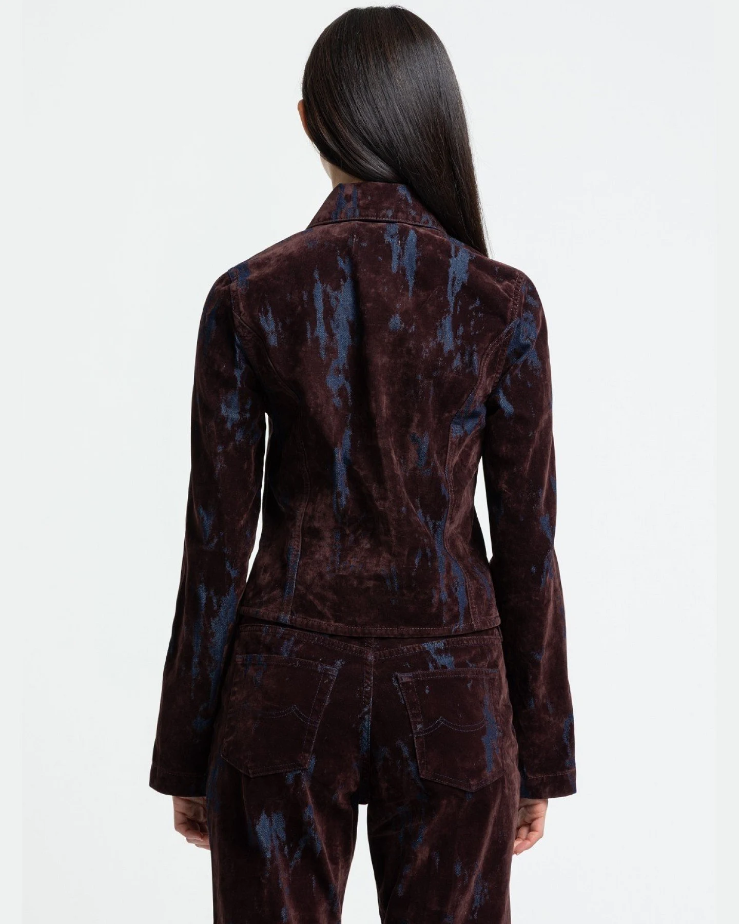 Jacke Iwashiro Weinrot – Ansicht 2