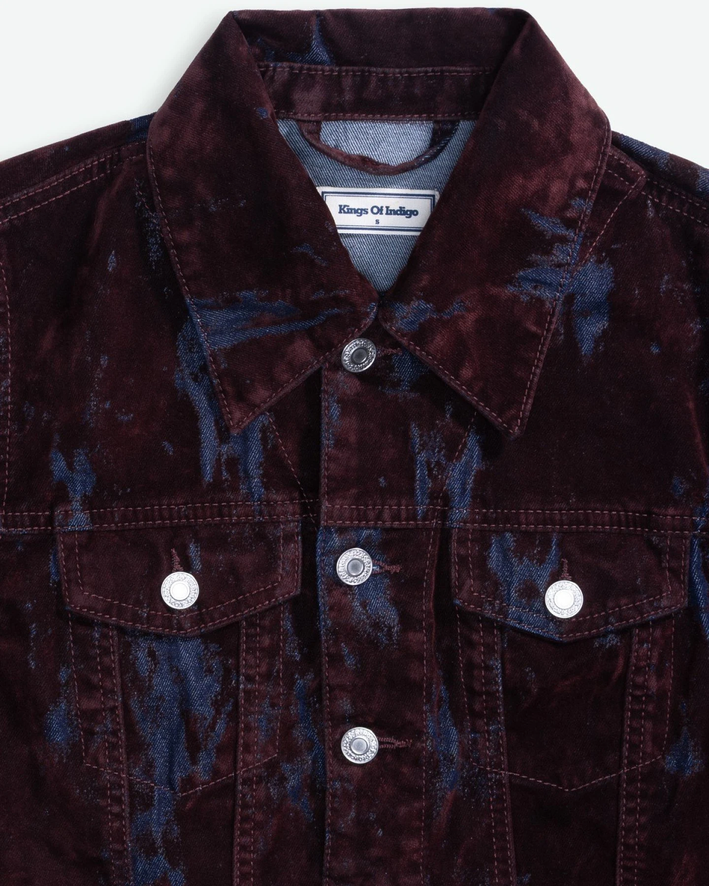 Jacke Iwashiro Weinrot – Ansicht 5