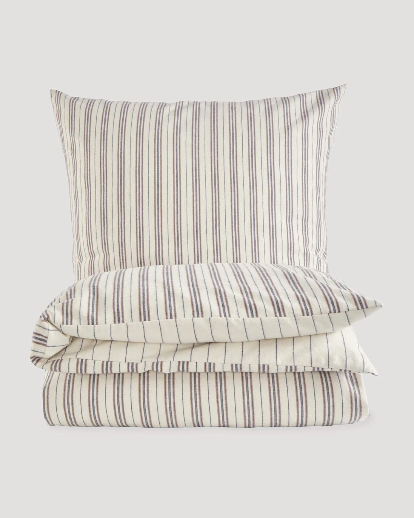 hessnatur Biber Wende-Bettwäsche Set ERIK aus Bio-Baumwolle - natur - Größe 135x200 / 80x80 cm – Ansicht 3