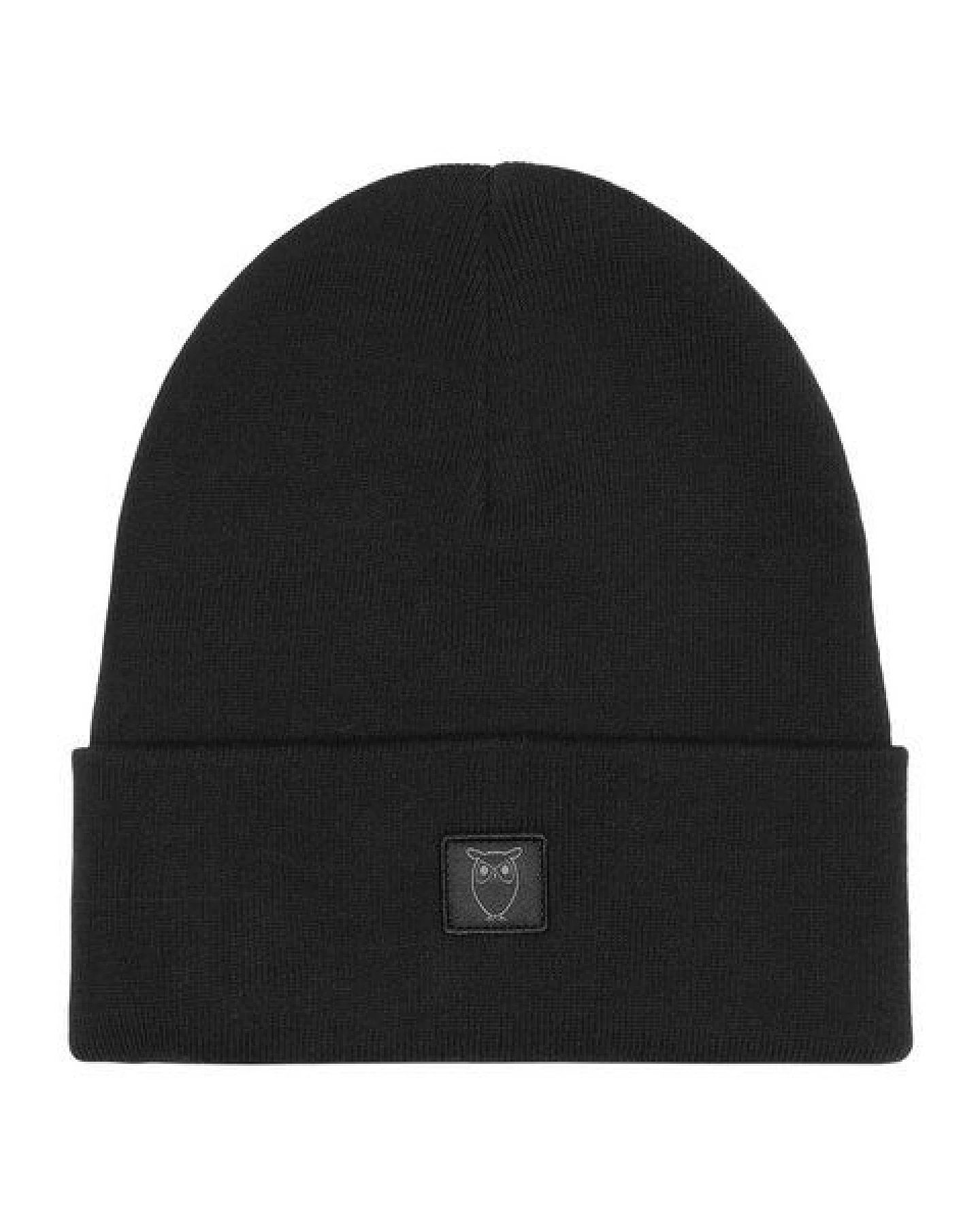 KnowledgeCotton Apparel Mütze - Rib Beanie - aus Bio-Baumwolle mit Logo Patch – Ansicht 3