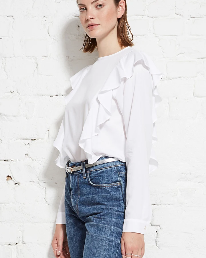 Volant blouse TENCEL