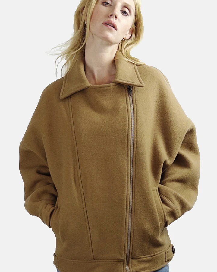 Oversize biker jacket