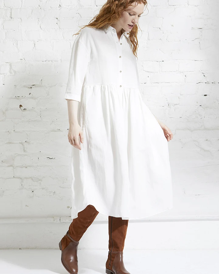 Linen TENCEL oversize dress