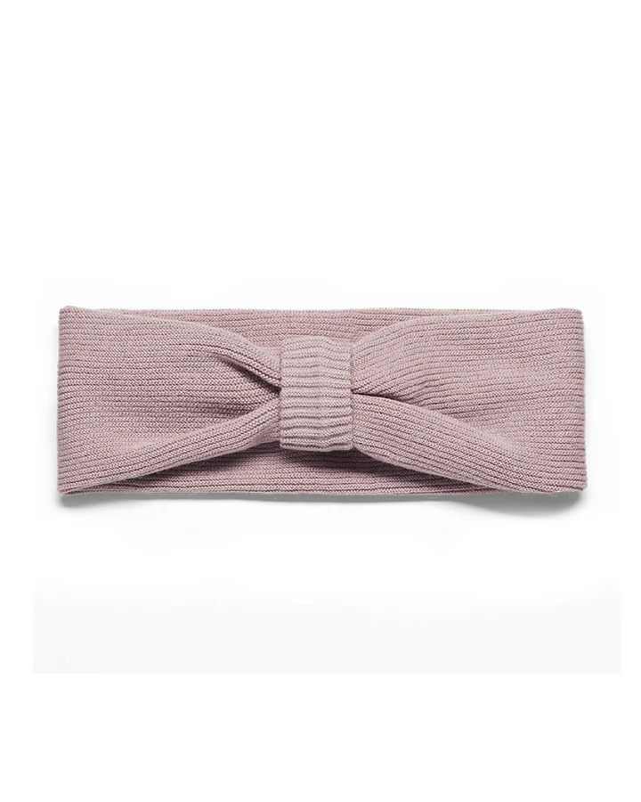 Bow headband ribknit