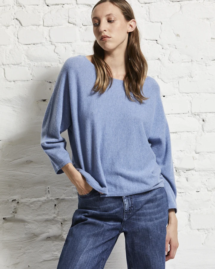 Crewknit batwing cash