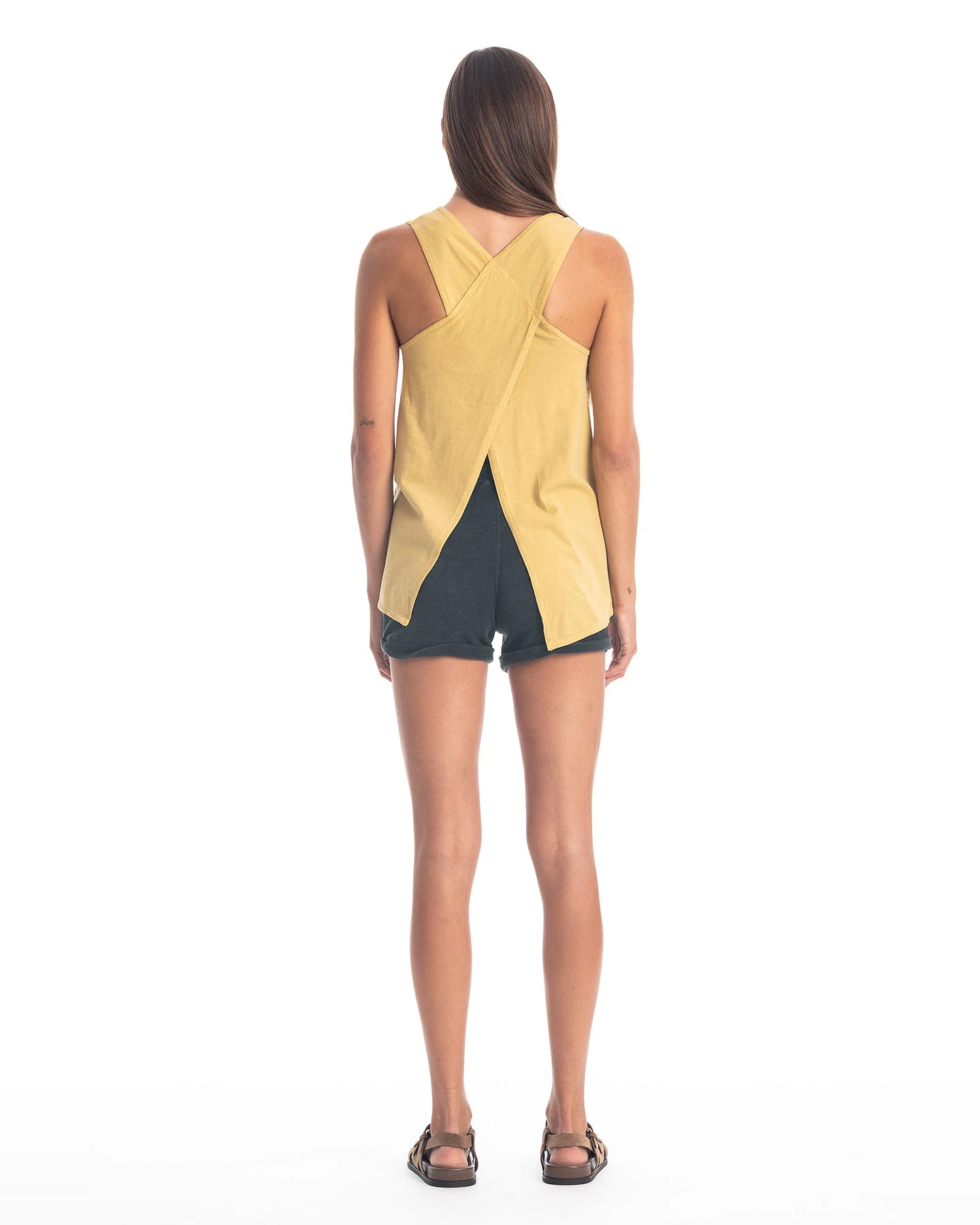 RAVENS VIEW IBIZA Damen vegan Top Easy Gold – Ansicht 2