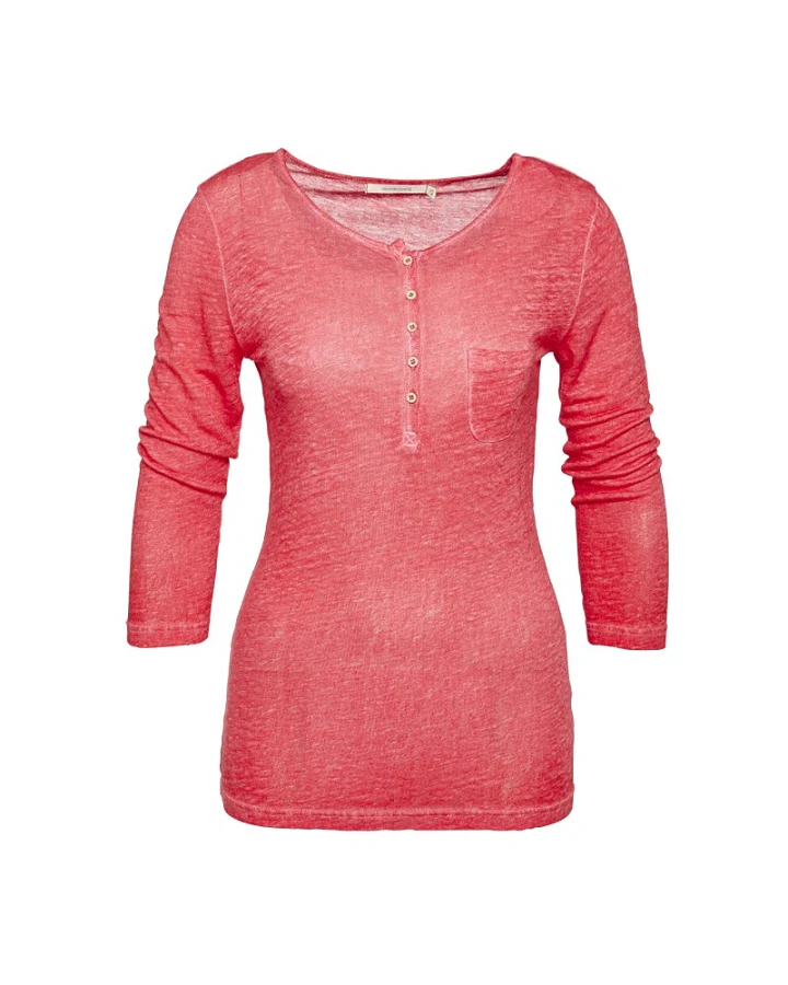 Henley linen 3/4 m.t.