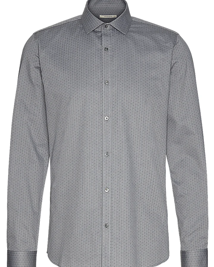 Flanell shirt shark collar male