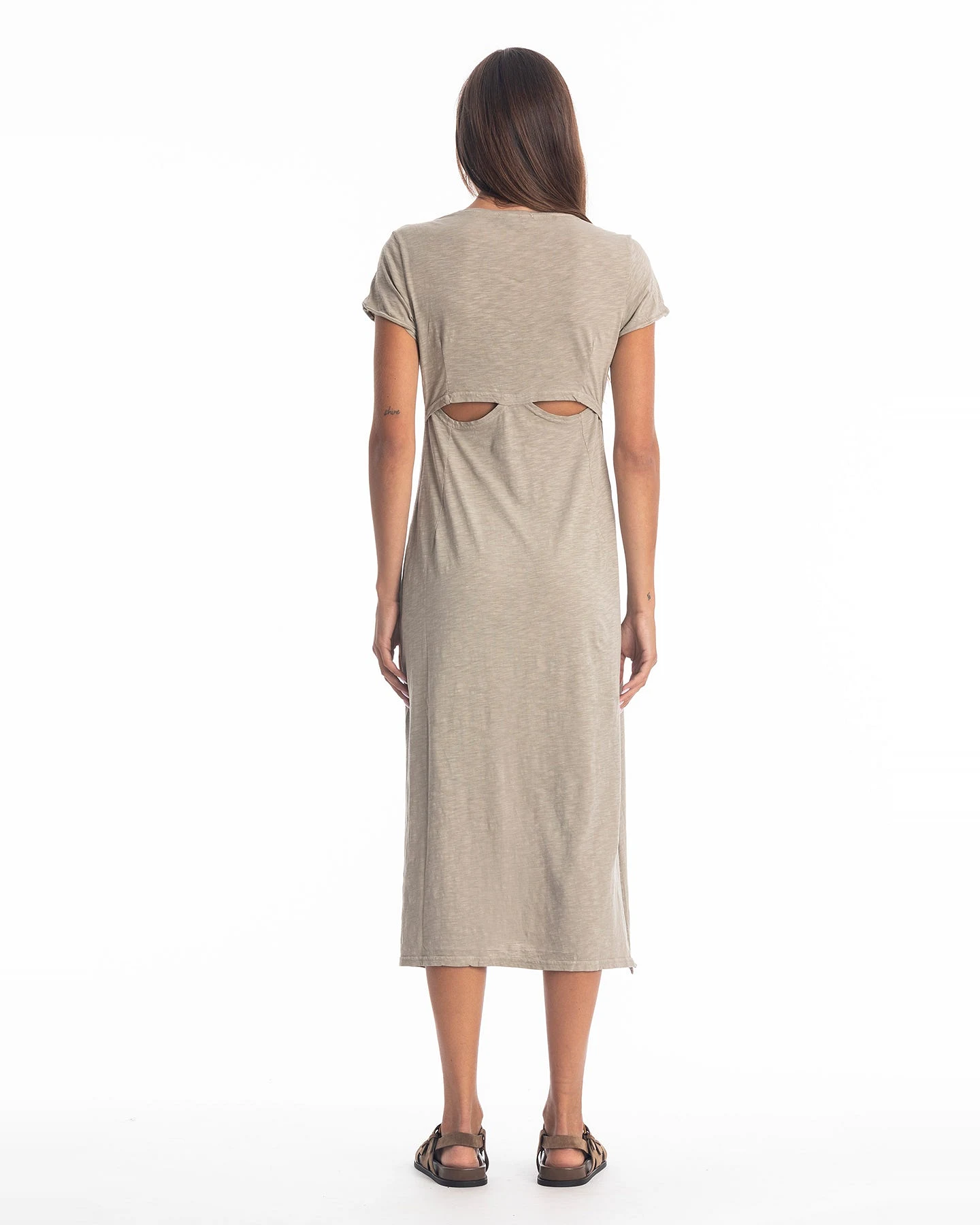 RAVENS VIEW IBIZA Damen vegan Kleid Uma Stone – Ansicht 2